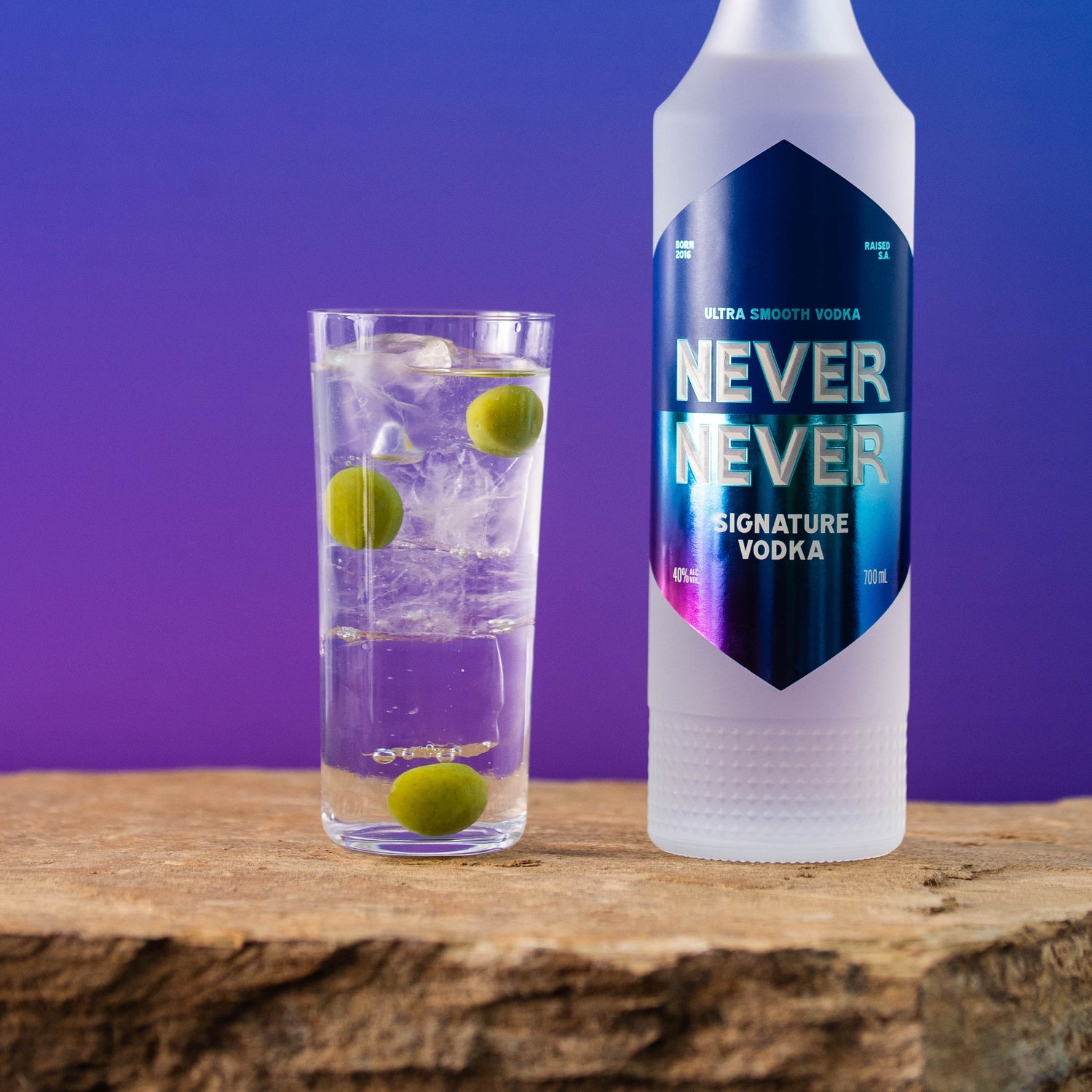 Olive Brine Vodka Soda