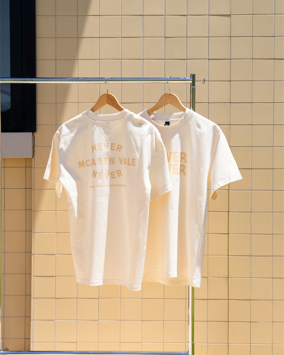 Never Never Ecru T-Shirt – Never Never Distilling Co