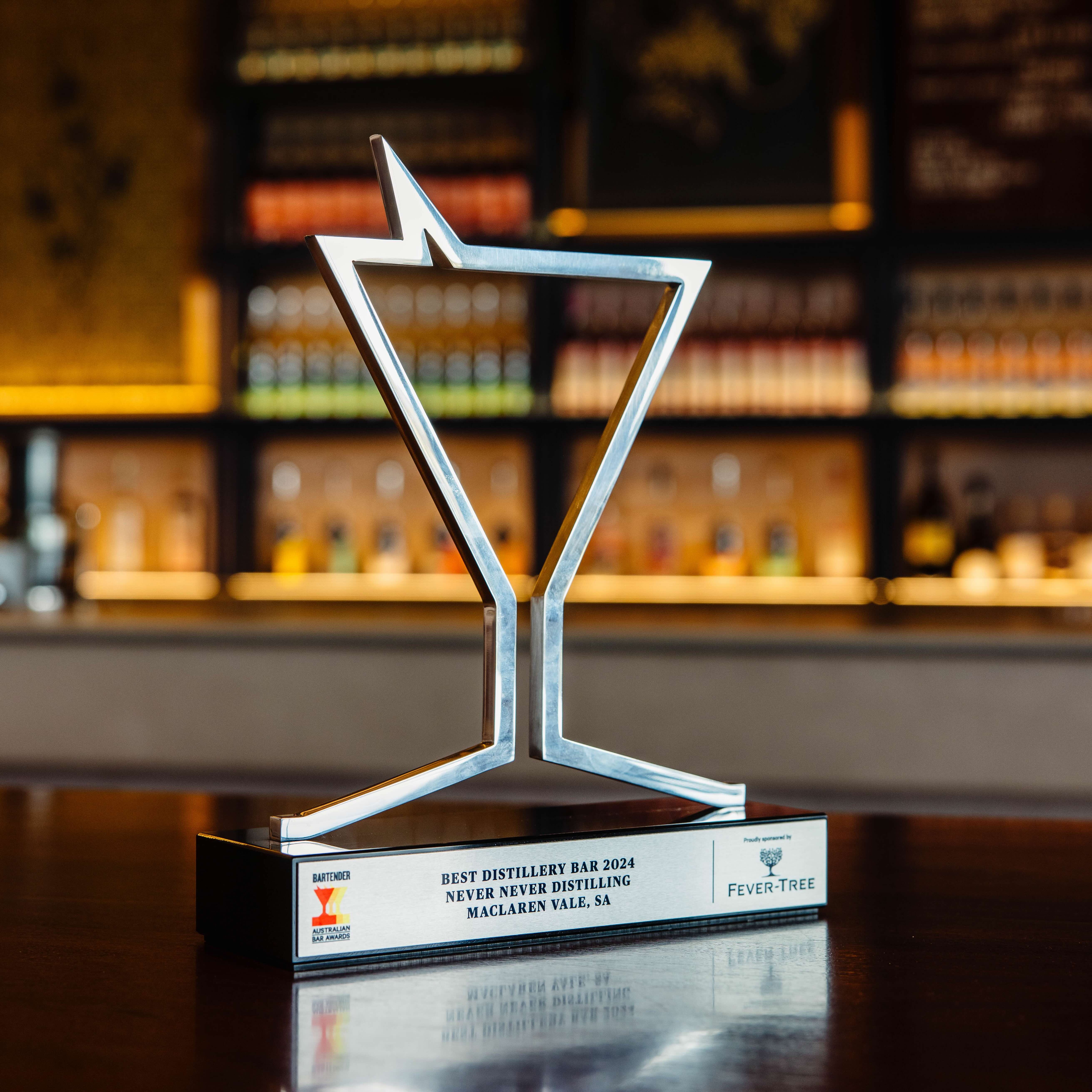 Never Never voted Australia's Best Distillery Bar